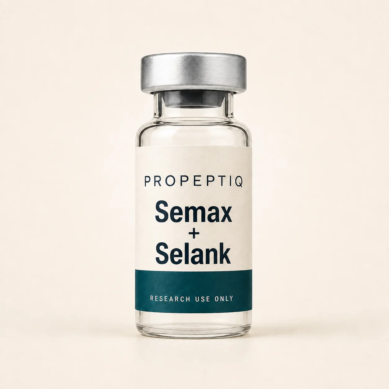 Front view of Semax + Selank